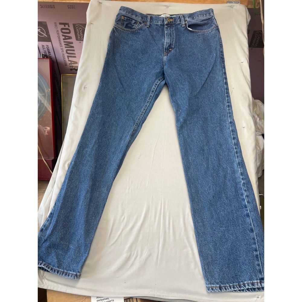 Urban Pipeline Mens Straight Leg Jeans Blue Denim 34x34 Medium Wash 100% Cotton